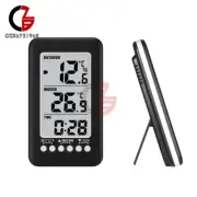 LCD Digital Thermometer Clock Indoor/Outdoor Wireless Temperature Meter Gauge ℃℉