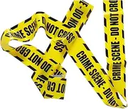 Widmann Barricade Tape Crime Scene, Do Not Cross for Adults, Yellow, One Size, 51895