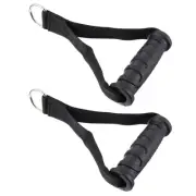 2 Pcs Leg Curl Machine Pull Cord Handle Resistance Band Gym Equipment Fitness