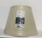 Mainstays - Large Beige Lamp Shade - 8 In Top W x 12 In Bottom W x 9 In H