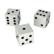 CHX KOP10934 25mm Foam Square Cornered w/Pips White/black