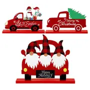 Catzon 3 Piece Christmas Table Decoration Sign for Holidays Dinner Party Table