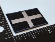 CORNWALL FLAG PATCH GREAT BRITAIN EMBROIDERED BRITISH IRON SEW ON HIGH QUALITY