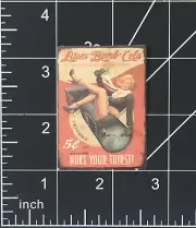 Atom Bomb Cola - Vinyl Sticker Vintage Retro Style Diner Sign Nuke Your Thirst
