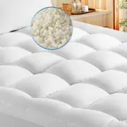 Memory Foam Mattress Topper for Back Pain, Soft Ergonomic Pillow Top Mattress...
