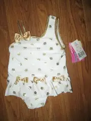Baby toddler girl SOL SWIM one piece swimsuit sz 24 Months 24 mos NWT