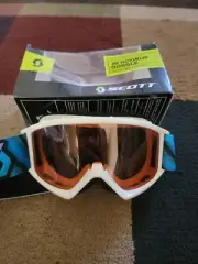 SCOTT GOGGLES Jr Hookup Goggles Kids Anti-Fog ADJUSTABLE STRAP FLEX'S white