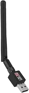 XUMIUZIY USB Network Card, 300Mbps Wireless USB2.0 Network Card WiFi Adapter Dongle Signal Transceiver 2.4Ghz Suitable for Desktop Laptop