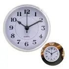DIY 90MM Quartz Clock Insert Movement Arabic Numeral Replacement Parts Silver