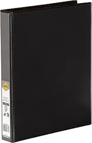 MARBIG(R) 5402002B Mbg Clearview Insert Binder A4 2D Ring 25Mm Black