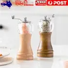 Wooden Manual Pepper Grinder Spice Salt And Pepper Mill Kitchen Cooking Gadgets