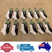 12 pairs kids bamboo socks sports ankle socks special White Grey,AU stock