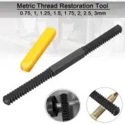Metric Thread Restoration Repair Tool File Clean Damaged Threads 0.75 - 3mm