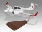 Diamond DA42 L3 Airline Academy Desk Wood Airplane New Model Small Scale 1/48