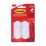 3M Command Mounting Designer Hook Medium - White