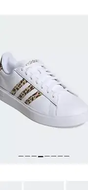 Adidas FIRE! NIB! Grand Court 2.0 #ID2994 in Cloud White/Matte Gold. Sz 11. R2S!