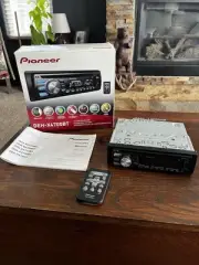 Pioneer DEH-X4700BT Bluetooth CD Player AM FM USB Aux 2v Remote NOB