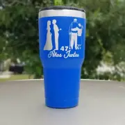 30 oz tumbler for couples Anniversary gift Laser Etched Personalization