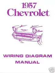 1957 57 CHEVROLET WIRING DIAGRAM MANUAL