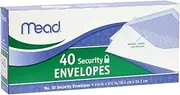 Bulk Buy: Mead Boxed Envelopes 4 1/8" X9 1/2" 40/Pkg Security #10 (6-Pack)