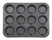 Maxwell & Williams BakerMaker Non-Stick 12 Cup Muffin/Cupcake Pan - Black