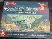 Melissa & Doug Kids Puzzle Beneath the Waves 48 Piece Floor Factory Sealed