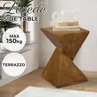 Levede Side Table Coffee Terrazzo Magnesia Concrete Stool Stand Outdoor