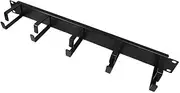 Good Connections Patch Panel Black 1HE Kabelführungspanel
