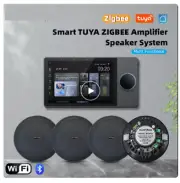 Bluetooth Amplifier WiFi Touch Screen Ceiling Speaker Kit Music Panel Home Audio
