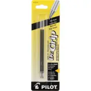 4 Pack Pilot Dr. Grip Ball Point Pen Refill, Fine, Black 77210, 2 Ct