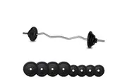 5kg - 30kg Standard Ez Curl Barbell Set