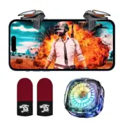 3 In 1 Mobile Game Controller Phone Cooler, Mobile Trigger For iPhone & Andriod