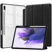 MCC For Samsung Galaxy Tab S8+ Plus 12.4" Case Cover Pencil Holder X800 X805 [Black]