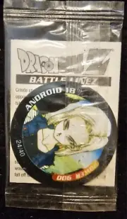 #24 DBZ 2000 Dragon Ball Z Series 1 Tazo ANDROID 18 Power 900 NEW SEALED