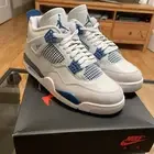 New Nike Air Jordan 4 Retro Military Blue 2024 - Men’s size 10