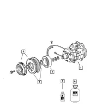 OEM NEW Mopar 08-10 Jeep Commander Sport Air Conditioning Compressor 55111438AC (for: Jeep)