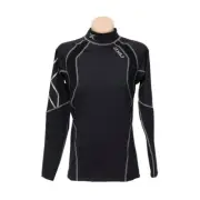 2XU Women's Long Sleeve High Performance Power Top | Black | Silver