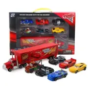 7 Disney Pixar Cars Lightning Mcqueen Mater Jackson Police Car Truck Diecast Toy