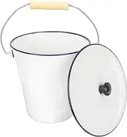 Wedding Enamel Bucket Serving Bucket Liquid Container Storage Buckets Household Galvanized Bucket