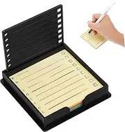 LIGHTAOTAO Reusable Sticker Organizer Compact Note Pad Holder Desk Storage Sticker Plastic Dispenser Label Display Rack