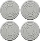 Absorbent Diatomite Coaster for Drinks Fast Water Absorption, Set of 4