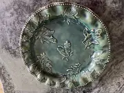 Studio Art Pottery PORCELAINE LEO & KARIN VILLAROMAN Acorn Platter Charlestowne