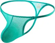 [Generic] Mens Hollow Breathable Thong Mesh See-Through Pouch Panties G-String Briefs Underwear T-Back G-String