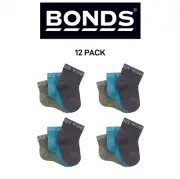Bonds Baby Wondercool Low Cut Sock Breathable Soft Natural Cotton 12 Pack RXWN3N