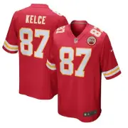 Men's Kansas City Chiefs Travis Kelce Nike Red Game Jersey Size L