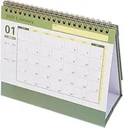 jojofuny Standing Desk Calendar Minimalist Academic Calendar for Home Office Portable for Recording Events Appointments Design