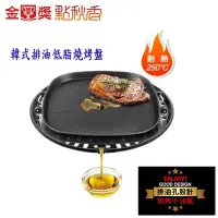 在飛比找Yahoo!奇摩拍賣優惠-點秋香 韓式排油低脂燒烤盤 A8865 烤盤韓式烤肉盤 燒烤