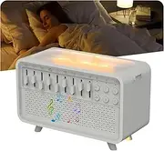 Bulora Sleep Box | 3-in-1 White Noise Machine, Night Light & Humidifier | 8 Soothing Sounds + Bluetooth Speaker | for Yoga, Meditation & Office Relaxation