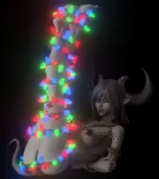 1/6 Christmas Tree Krampus 3D Print Garage Kit Model Kit Unpainted Unassembled