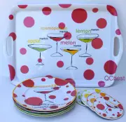 Rosanna Flavored Martinis 9 Piece Cocktail Bar Set NEW